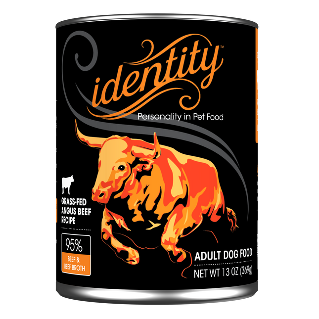 Identity dog beef 13oz