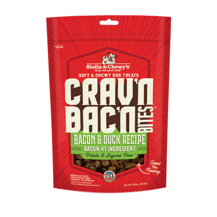 Stella & Chewys crav'n bacon bites duck & Bacon 8.25oz