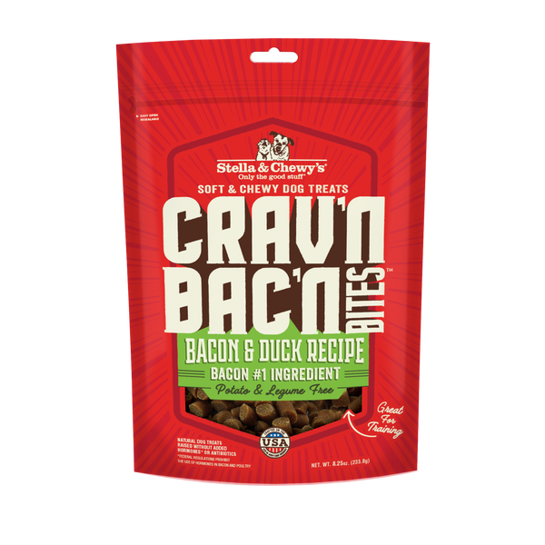 Stella & Chewys crav'n bacon bites duck & Bacon 8.25oz