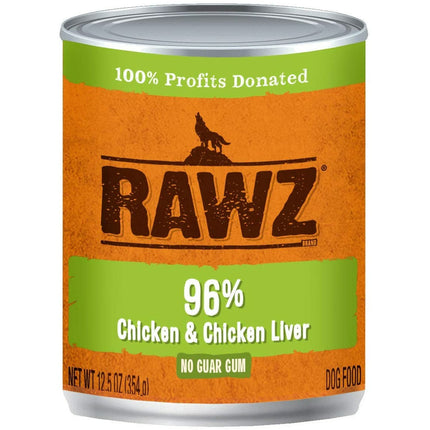 Rawz Dog 96% Chicken & Chicken Liver Pate 12.5oz