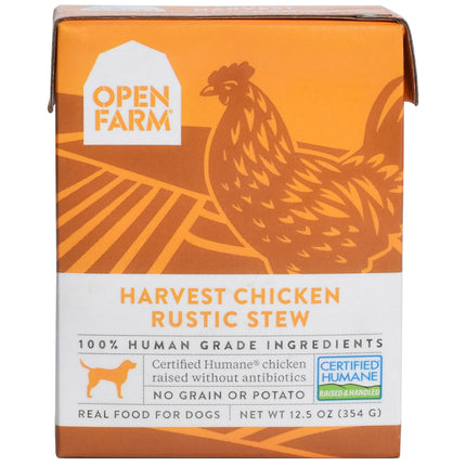 Open Farm harvest chicken rustic stew 12.5oz