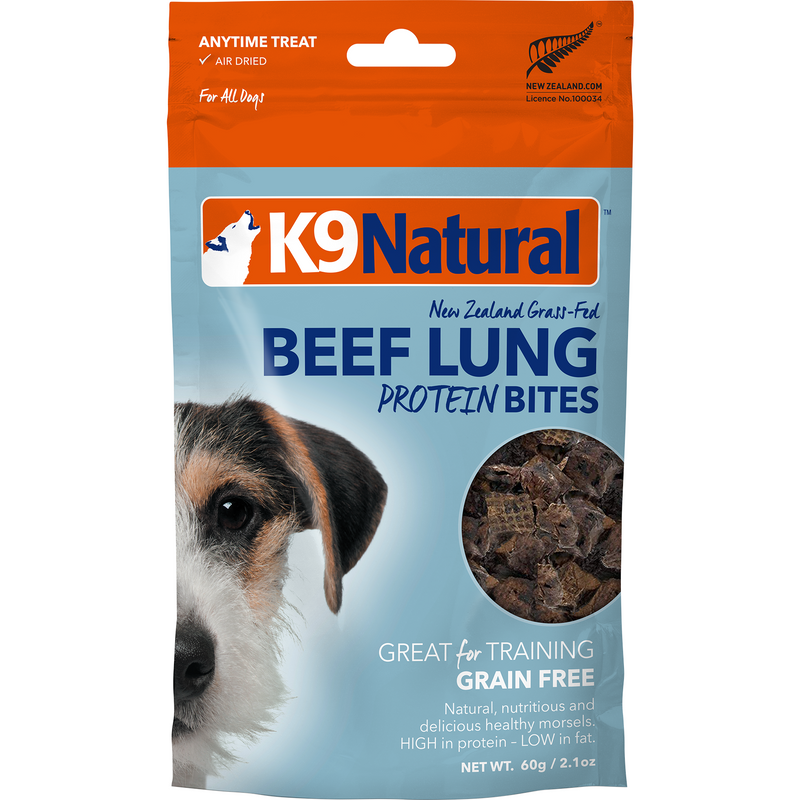 K9 Natural Freezedried Beef Lung Bites