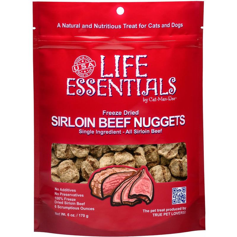 Life Essentials Sirloin Beef Nuggets 6oz
