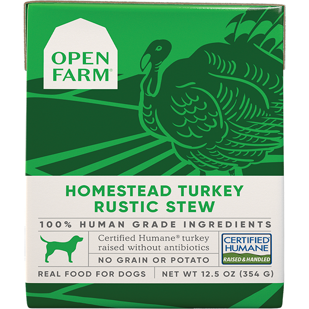 Open Farm homestead turkey stew 12.5oz