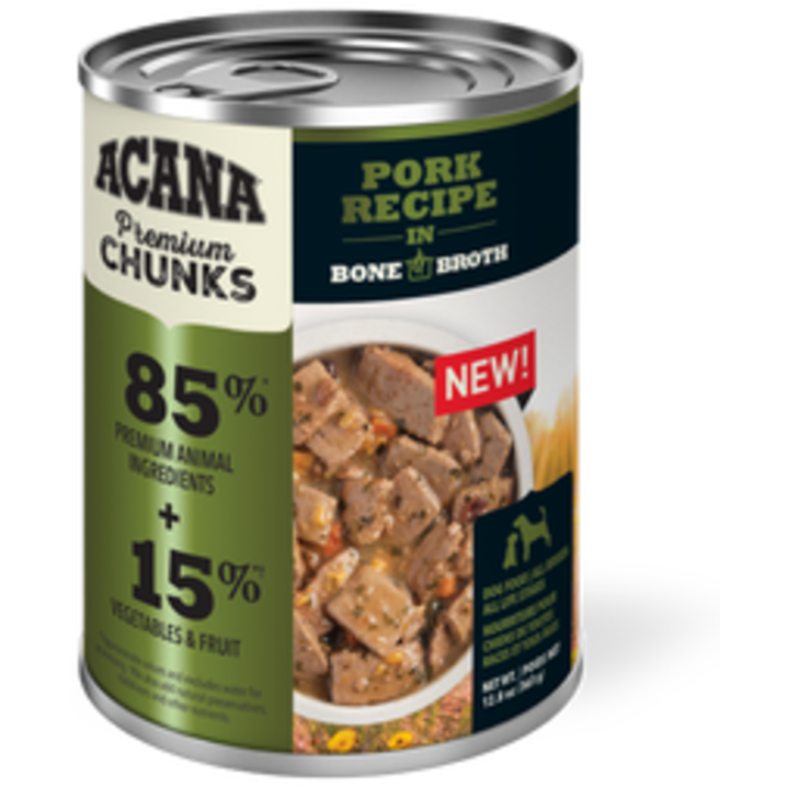 Acana dog Pork in Bone Broth 12.8oz