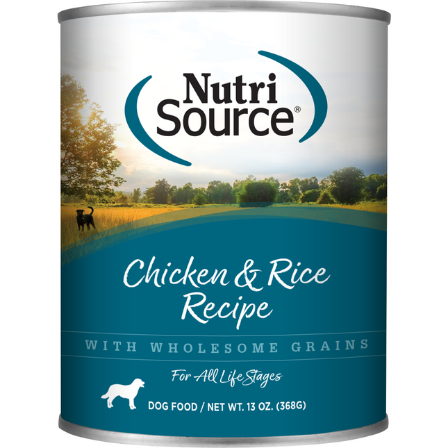 NutriSource Chicken & Rice formula 12.3oz