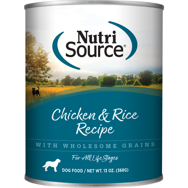 NutriSource Chicken & Rice formula 13oz