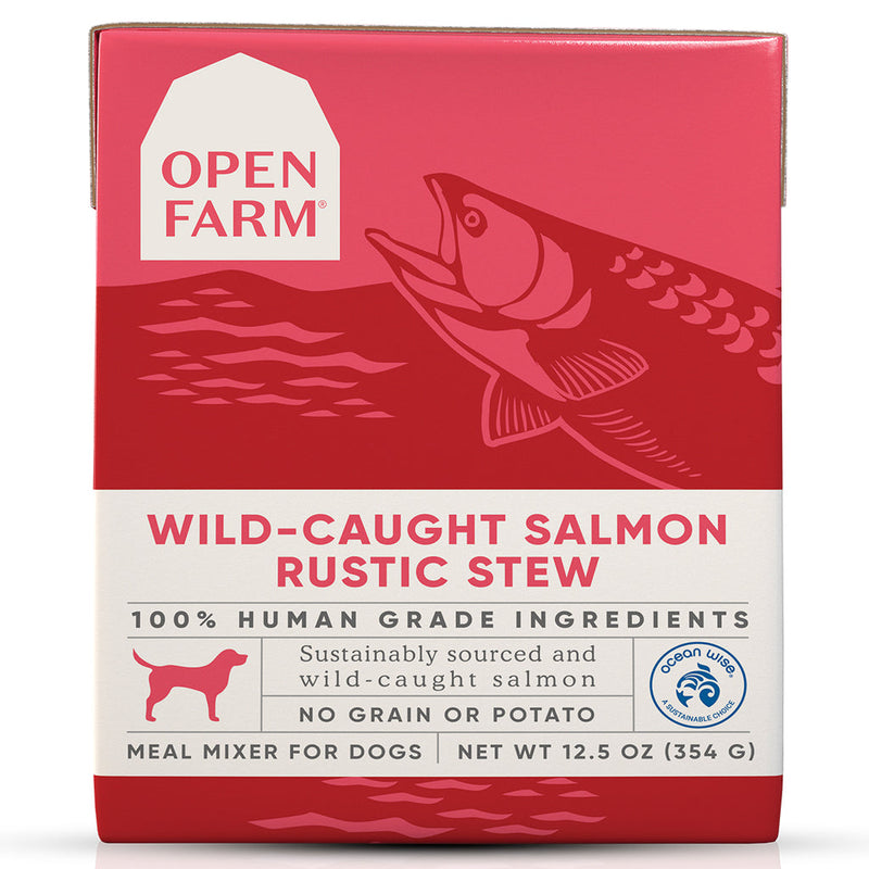 Open Farm wild-caught salmon rustic stew 12.5oz