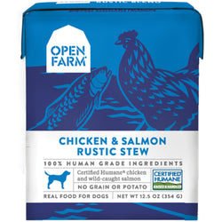 Open Farm chicken and salmon rustic stew 12.5oz