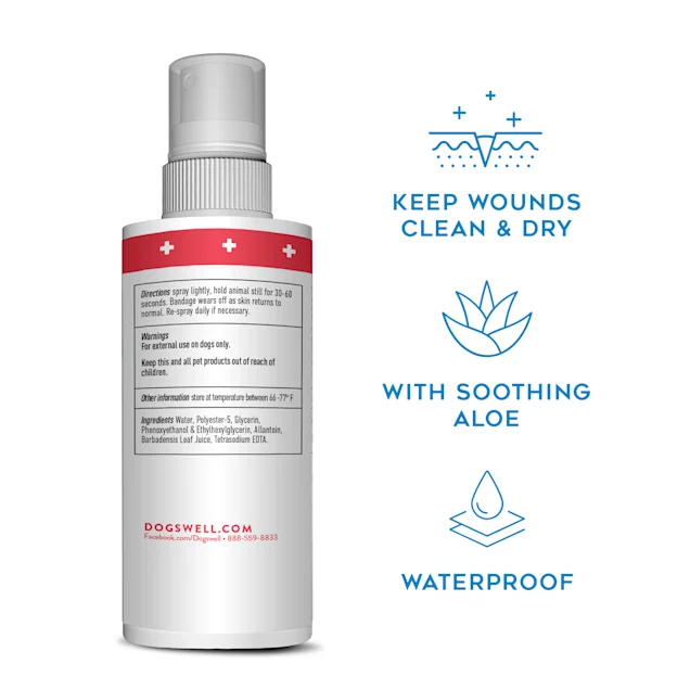 Dogswell Remedy + Recovery Liquid Bandage for Dogs Decker's Dog + Cat