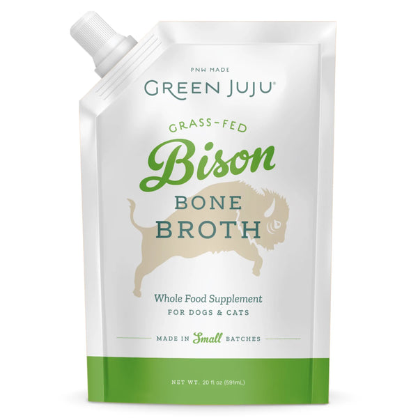 Green Juju Whole Food Supplement - Bison Bone Broth 20oz