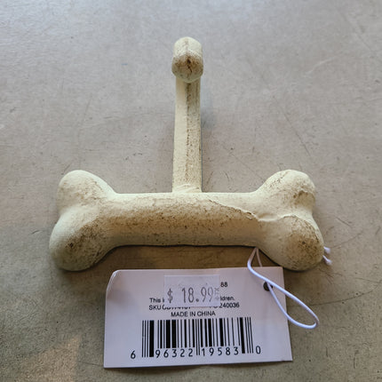 Ganz Cast Iron Dog Bone Wallhook
