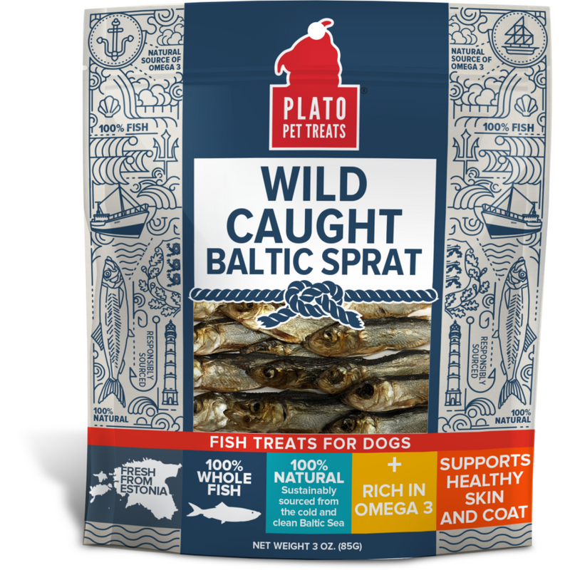Plato Wild Caught Baltic Sprat 3oz