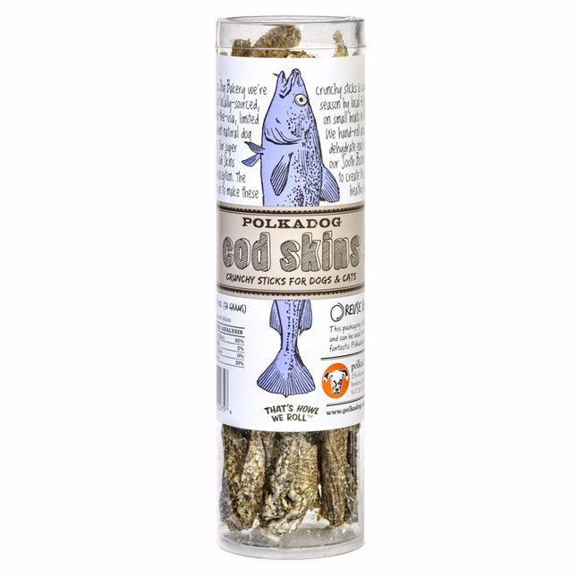 Polkadog Dehydrated Cod Skin Jerky Treat