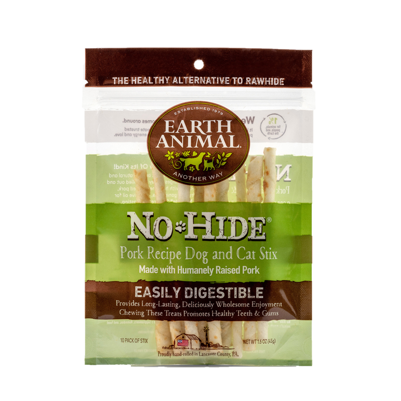 Earth Animal No Hide Pork Stix 10 pack