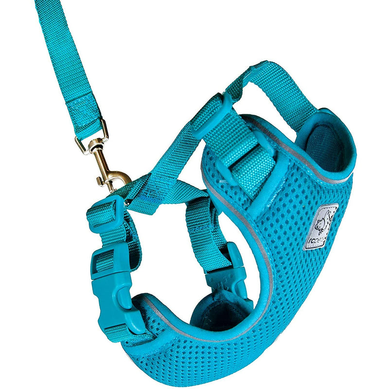 Rc Pets Adventure Kitty Harness Teal Decker's Dog + Cat