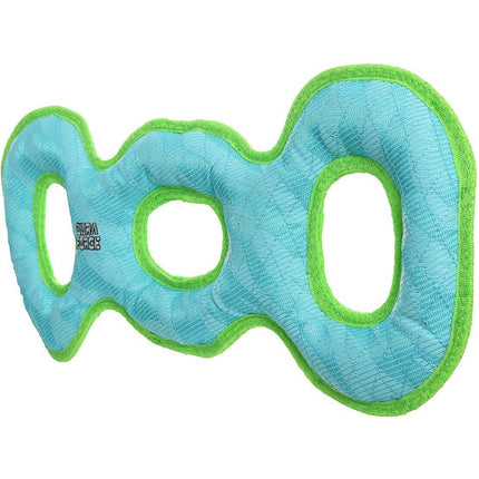 Tuffy Duraforce 3 Way Tug - Tiger Print Blue/Green