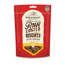 Stella & Chewy's raw coated biscuits chicken cage free 9oz