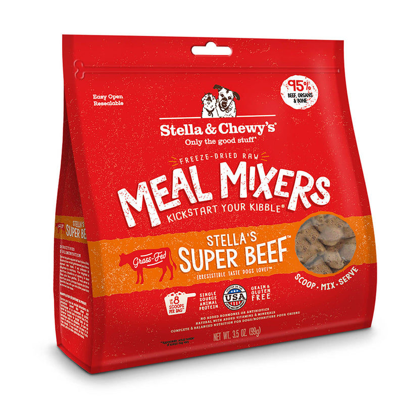 Stella & Chewy's freezedried super beef meal mixers