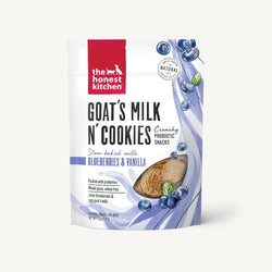 The Honest Kitchen Dog Treat: Goat's Milk 'N Cookies - Blueberry & Vanilla 8oz