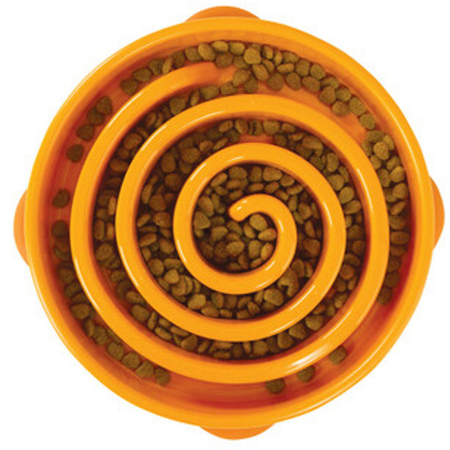 Outward Hound Fun Feeder Orange