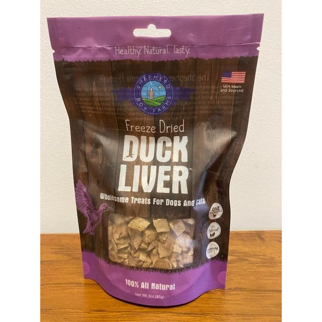 Shepherd Boy Farms Freeze Dried Duck Liver 3oz