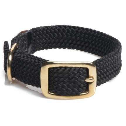 Mendota Double Braided Collar Brushed - Black