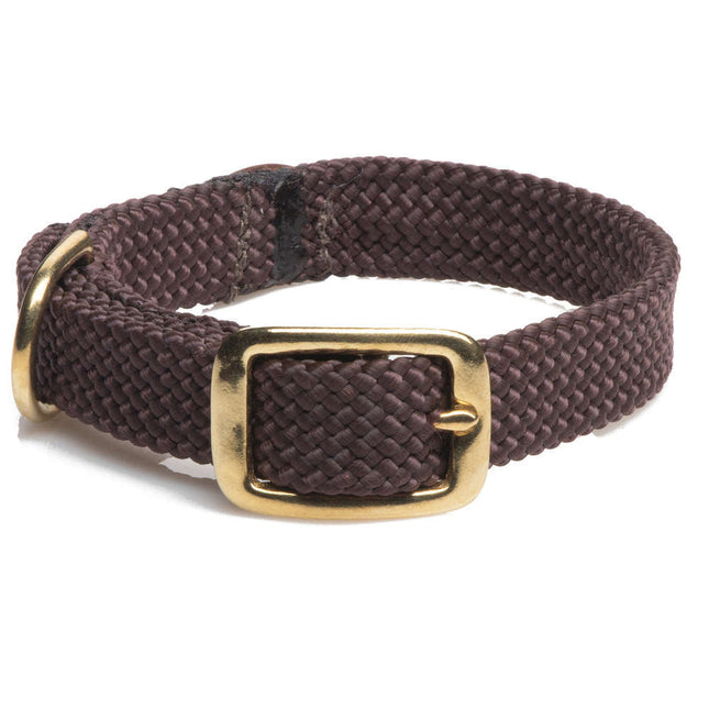 Mendota Double Braided Collar - Brown