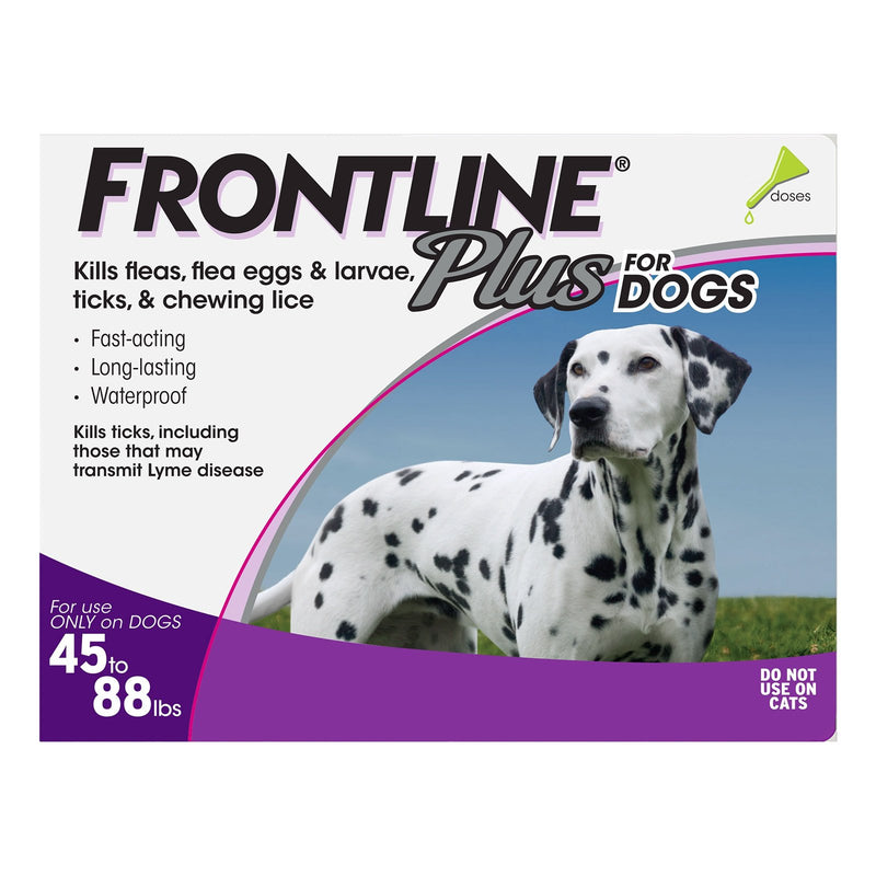 Frontline Plus for Dogs 45-88lbs