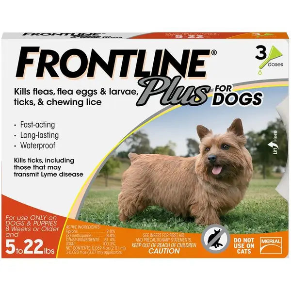Frontline Plus for Dogs 5-22lb