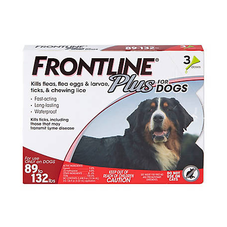 Frontline Plus for Dogs 89-132lbs