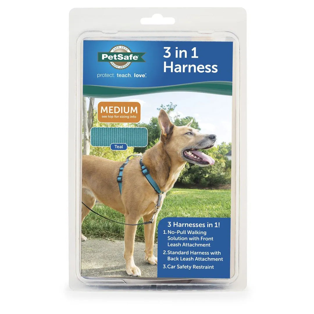 Petsafe Easy Walk 3-in-1 harness Teal – Decker's Dog Cat