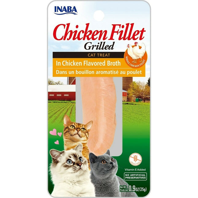 Inaba Cat Fillet GF Chicken in Chicken Broth .9oz