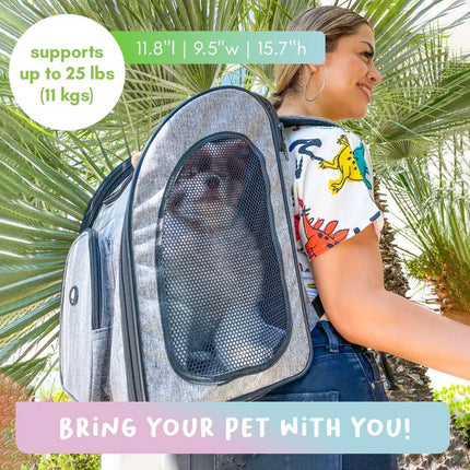 Petique The Backpacker Pet Carrier - Glacier