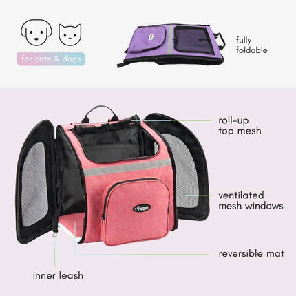 Petique The Backpacker Pet Carrier - Glacier