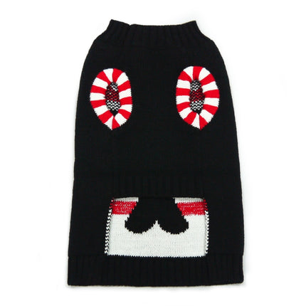 Dogo Candy Cane Sweater Black