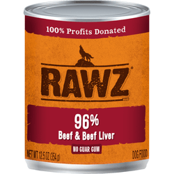 Rawz Dog 96% Beef & Beef Liver Pate 12.5oz