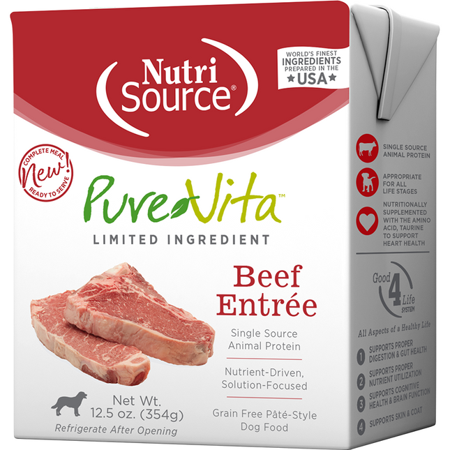 Pure Vita Beef Entree Wet Food