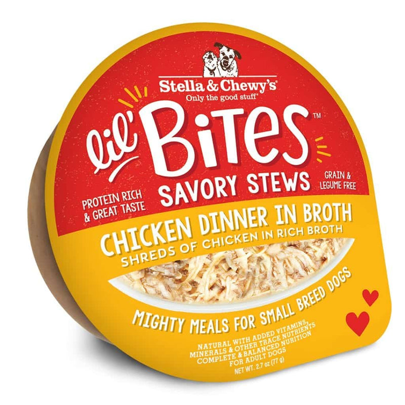 Stella & Chewy's lil bites savory stews chicken in broth 2.7oz