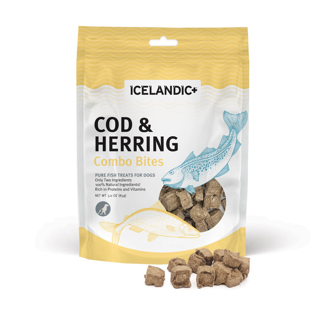 Icelandic Cod & Herring Combo Bites 3oz