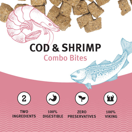 Icelandic Cod & Shrimp Combo Bites 3oz