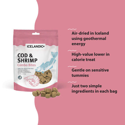 Icelandic Cod & Shrimp Combo Bites 3oz