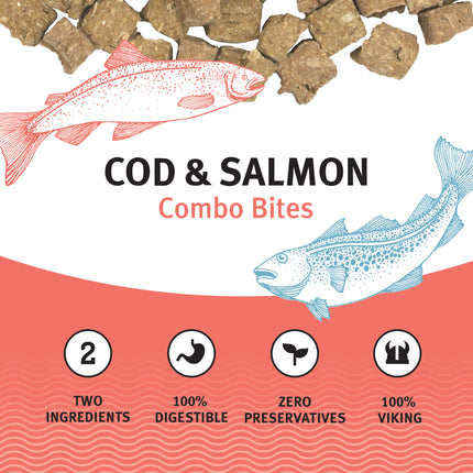 Icelandic Cod & Salmon Combo Bites 3oz