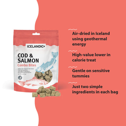 Icelandic Cod & Salmon Combo Bites 3oz