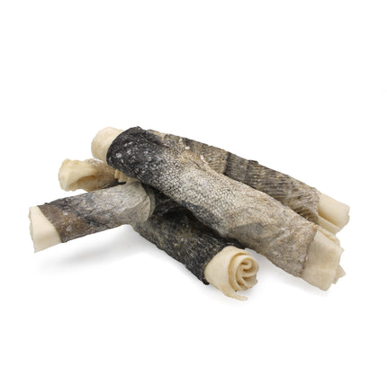 Icelandic Beef Collagen Rolled Stick 8"