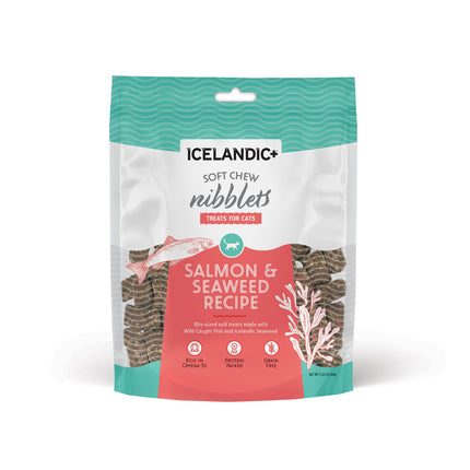 Icelandic Cat Soft Chew Nibblets - Salmon & Seaweed