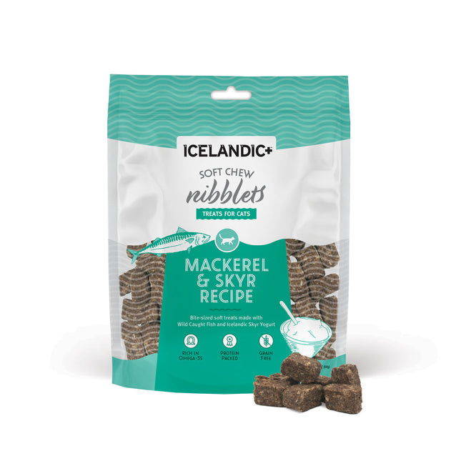 Icelandic Cat Soft Chew Nibblets - Mackerel & Skyr