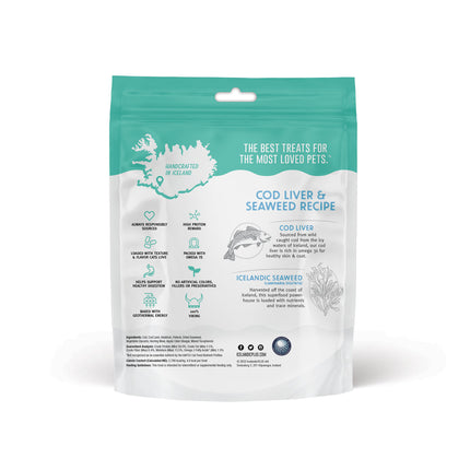 Icelandic Cat Soft Chew Nibblets - Cod Liver & Seaweed