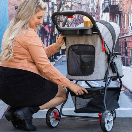 Petique Glacier Pet Stroller - State Grey