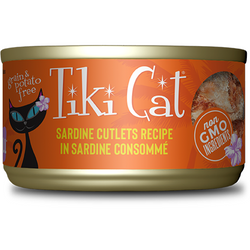 Tiki Cat Grilled Sardine Cutlets in Sardine Consommé